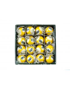  9 Ball Key Chain Box of 16 CA33