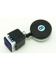 Chalk Holder 8 Ball with Retractable Cable CA88