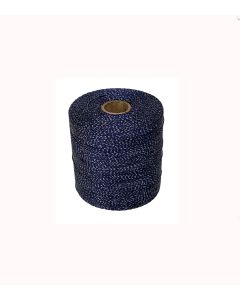 P131.18 Linen Navy with White Spec Approx. 1pound Spool
