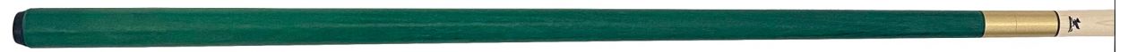  S010 Green Stain 2 Piece Cue w/Maple Shaft