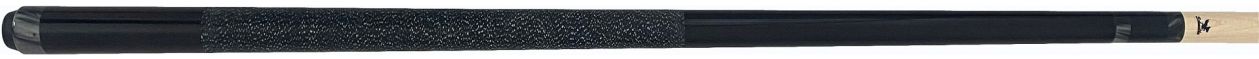  SP091 Black Stain 2 Piece Cue w/Linen & Grey Butt Cap and Joint Collars